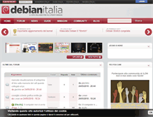 Tablet Screenshot of debianitalia.org